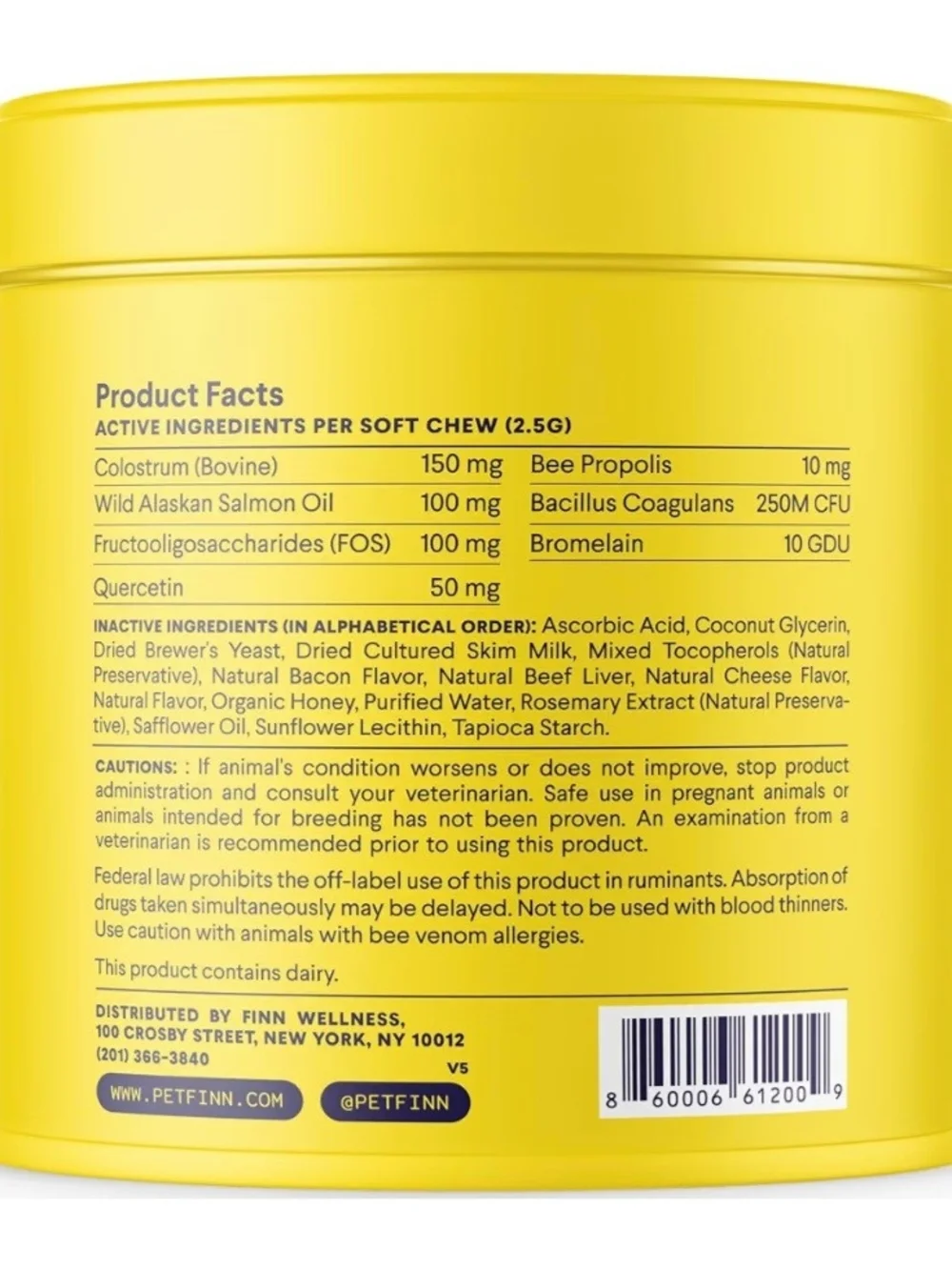 Finn Allergy & Itch Soft Chews for Dogs